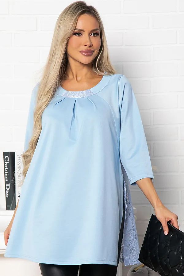 Туника Небесная мечта LADY TAIGA, голубая - фото 2