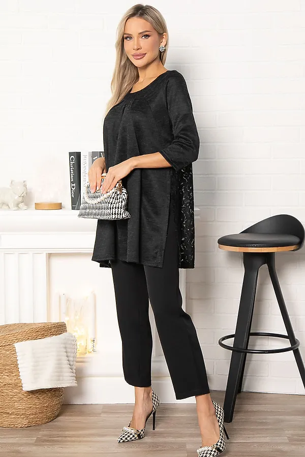 Туника Небесная мечта LADY TAIGA, черная - фото 2