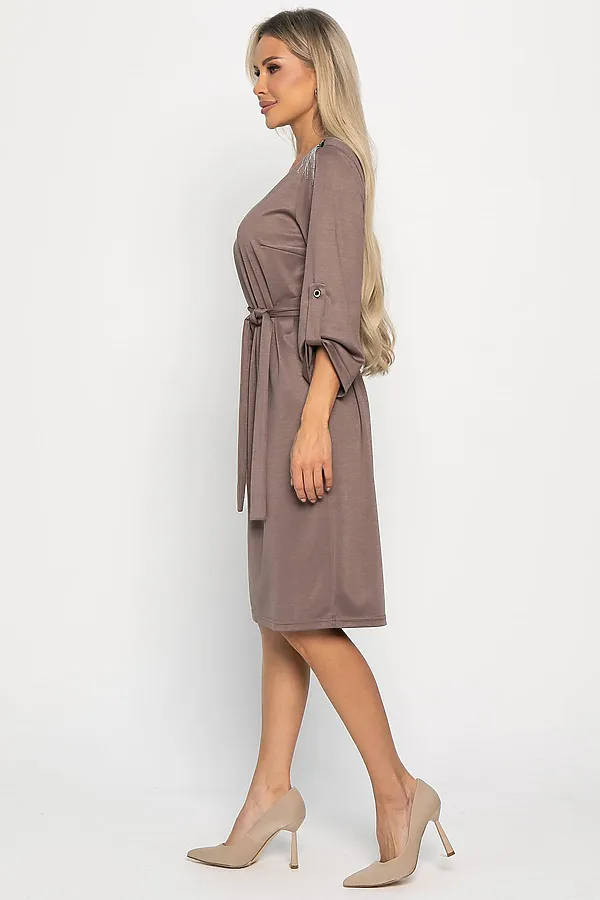 Платье Лайма LADY TAIGA, кофе - фото 2