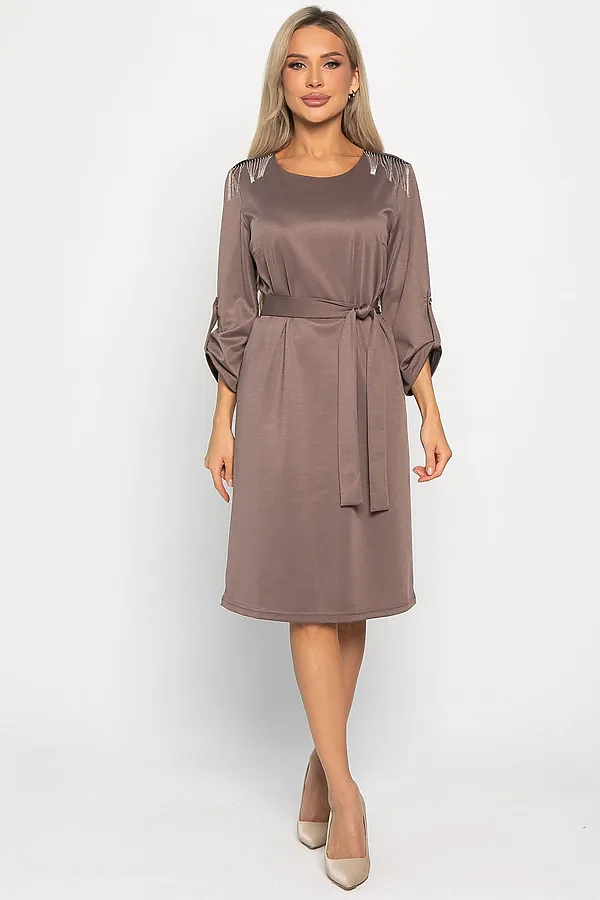 Платье Лайма LADY TAIGA, кофе - фото 2