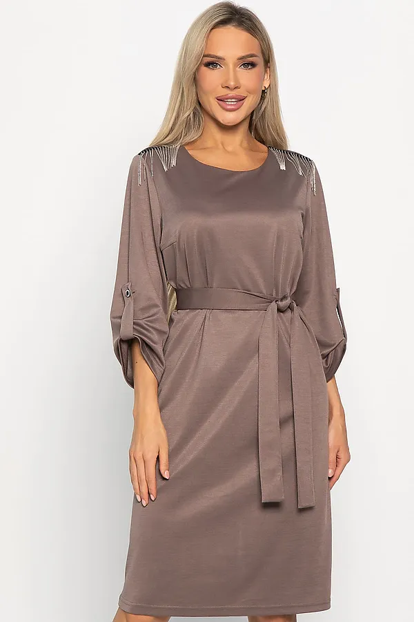 Платье Лайма LADY TAIGA, кофе - фото 2