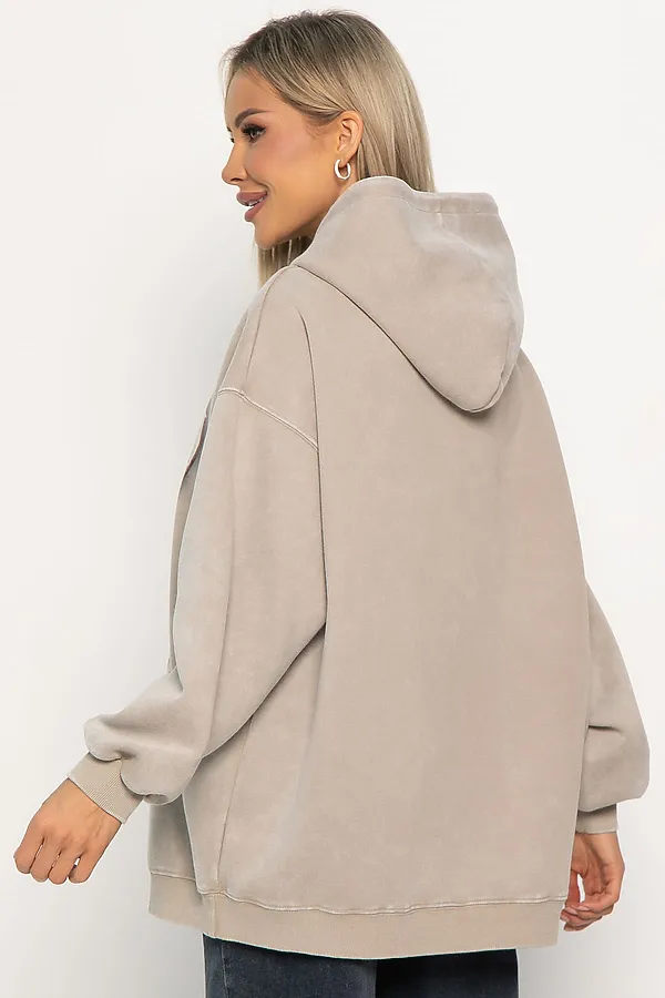 Толстовка с капюшоном Урбан LADY TAIGA, бежевая - фото 2