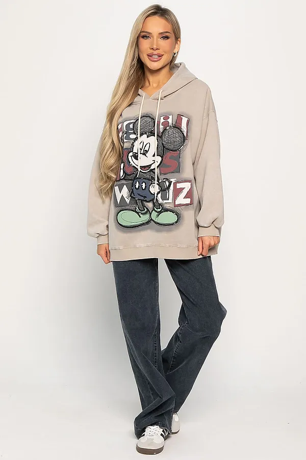 Толстовка с капюшоном Урбан LADY TAIGA, бежевая - фото 2