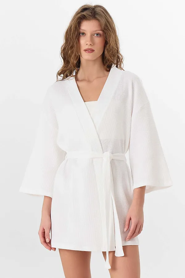 Халат женский MARK FORMELLE, белый - фото 2