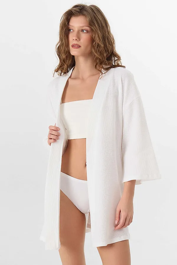 Халат женский MARK FORMELLE, белый - фото 2