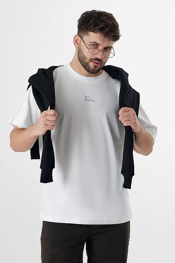 Футболка мужская MARK FORMELLE, белый +печать5 - фото 2