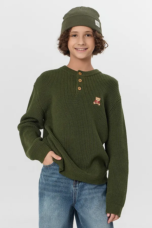 Джемпер для мальчиков MARK FORMELLE, оливин - фото 2