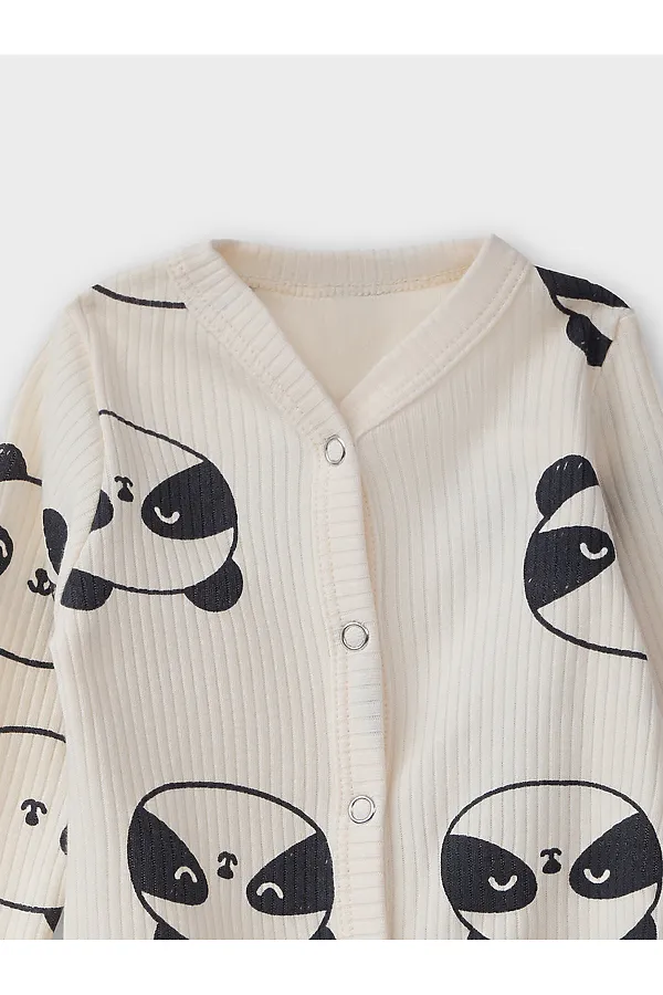 Комбинезон нательный детский MARK FORMELLE, панды на молочном - фото 2