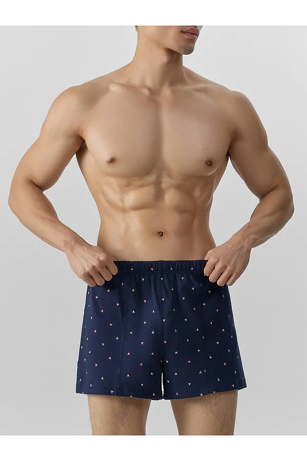 Трусы мужские MARK FORMELLE, узор на глубоком синем - фото 2