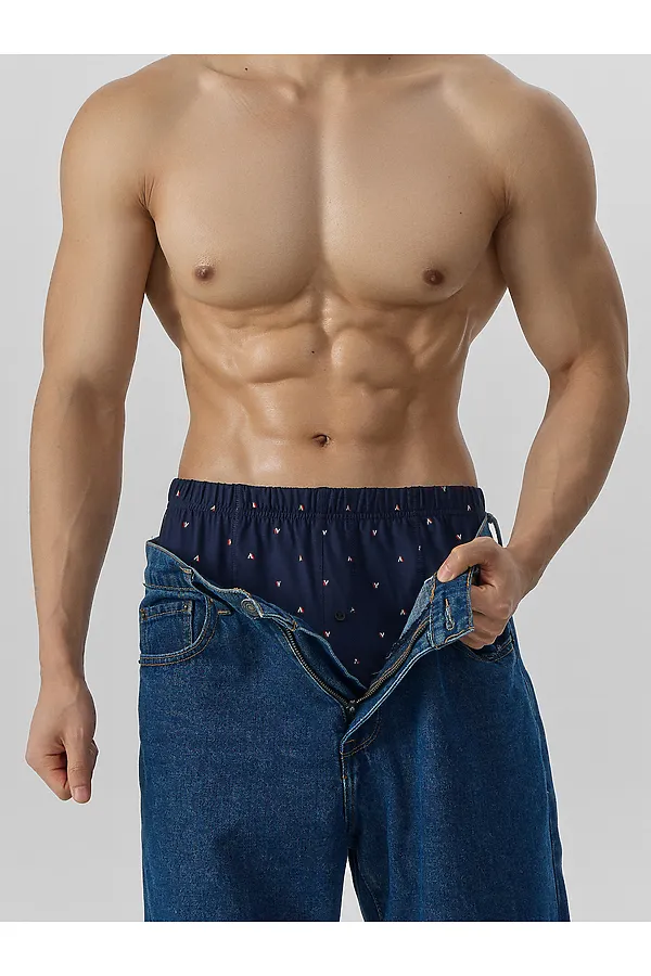 Трусы мужские MARK FORMELLE, узор на глубоком синем - фото 2