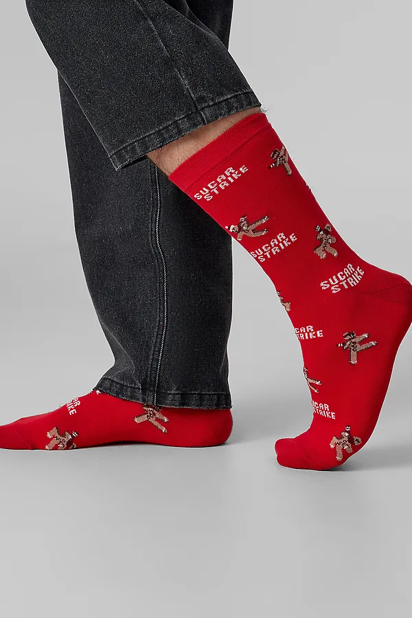 Носки мужские MARK FORMELLE, я.красный - фото 2