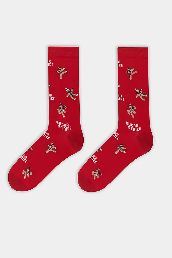 Носки мужские MARK FORMELLE, я.красный - фото 2