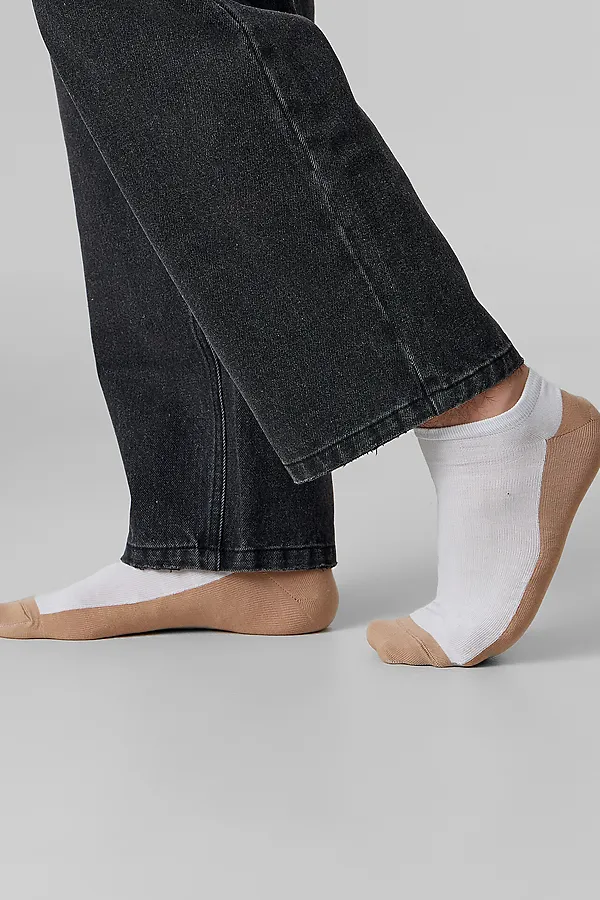 Носки мужские MARK FORMELLE, белый /капучино - фото 2