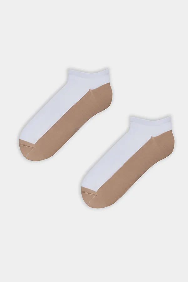 Носки мужские MARK FORMELLE, белый /капучино - фото 2