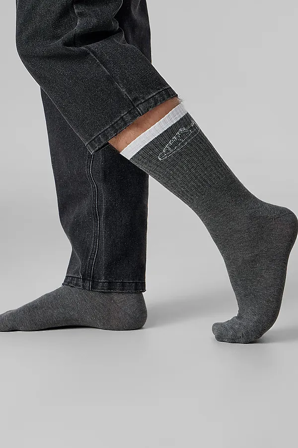 Носки мужские MARK FORMELLE, т.серый меланж - фото 2