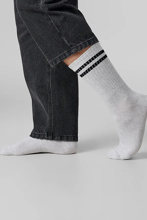 Носки мужские MARK FORMELLE, св.серый меланж - фото 2