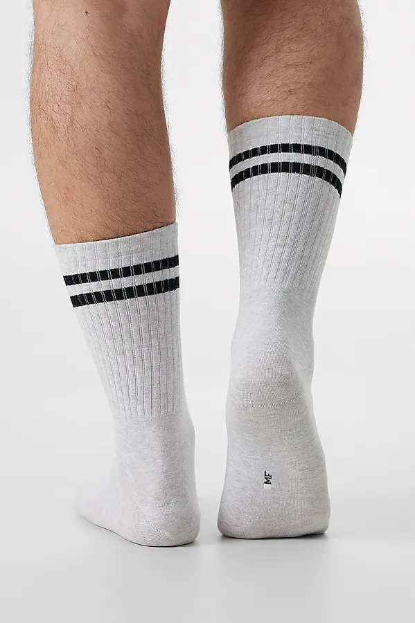 Носки мужские MARK FORMELLE, св.серый меланж - фото 2