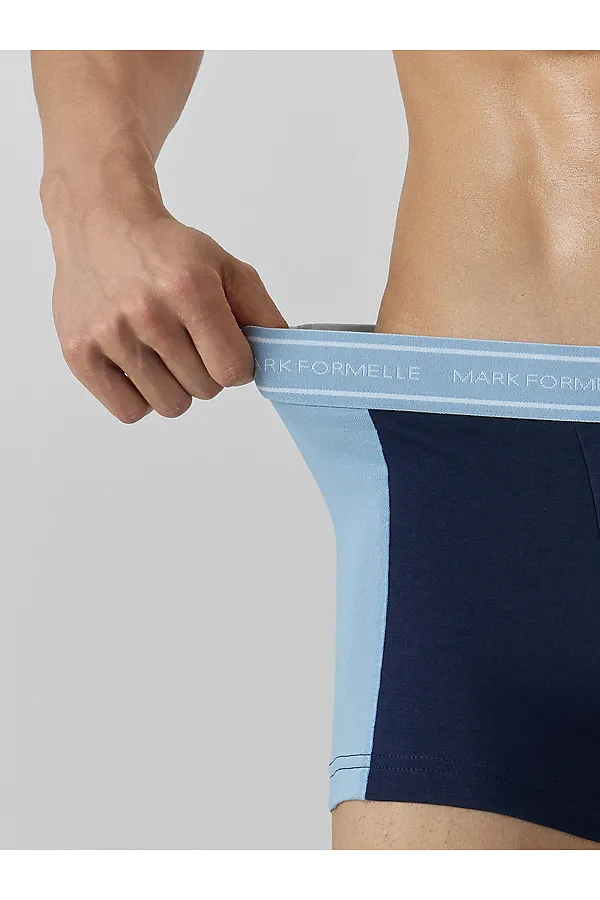 Трусы мужские MARK FORMELLE, глубокий синий +пыльно -голубой - фото 2