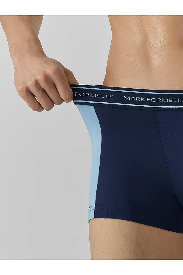 Трусы мужские MARK FORMELLE, глубокий синий +пыльно -голубой1 - фото 2