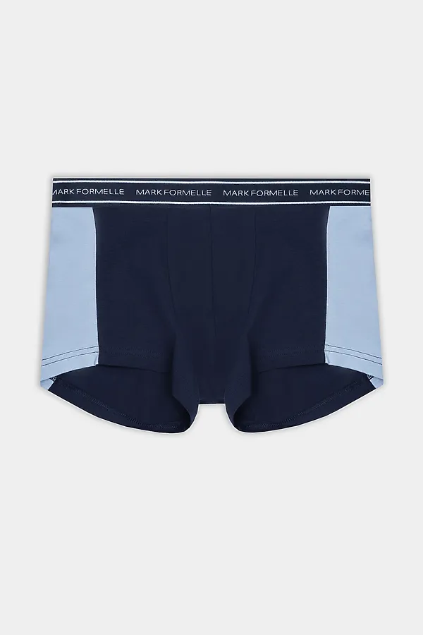 Трусы мужские MARK FORMELLE, глубокий синий +пыльно -голубой1 - фото 2