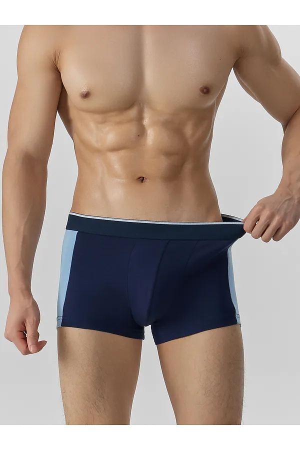 Трусы мужские MARK FORMELLE, глубокий синий +пыльно -голубой2 - фото 2