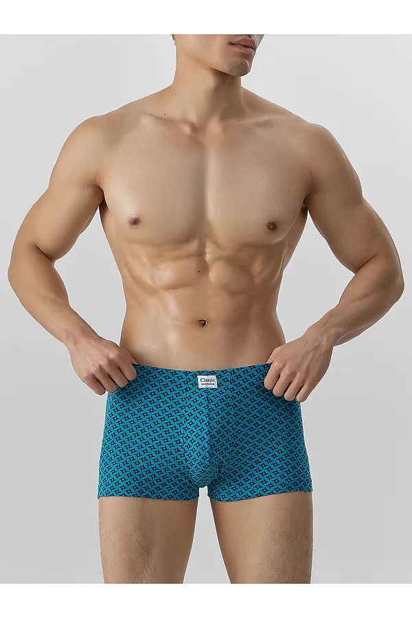 Трусы мужские MARK FORMELLE, узор на св.бирюзовом - фото 2