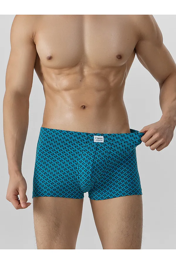 Трусы мужские MARK FORMELLE, узор на св.бирюзовом - фото 2