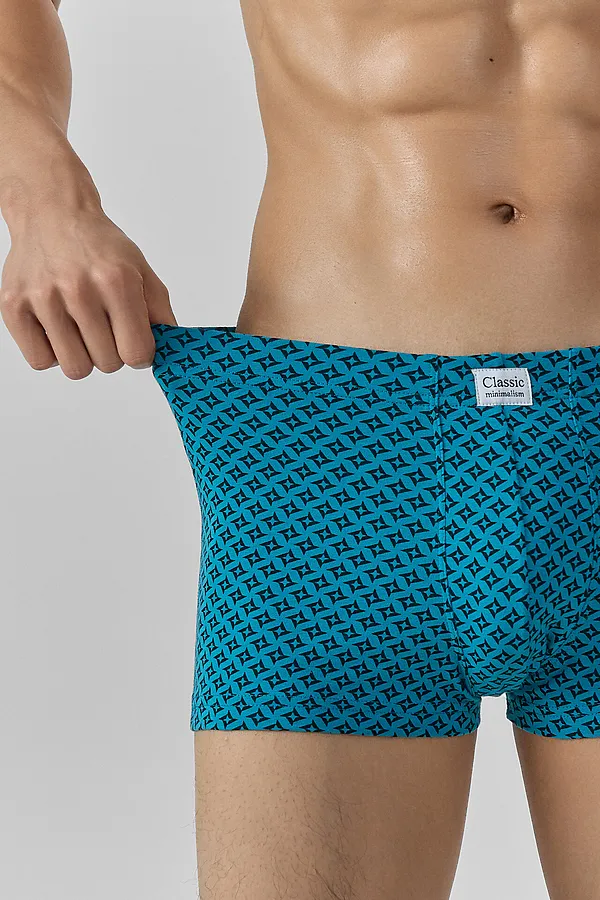 Трусы мужские MARK FORMELLE, узор на св.бирюзовом - фото 2