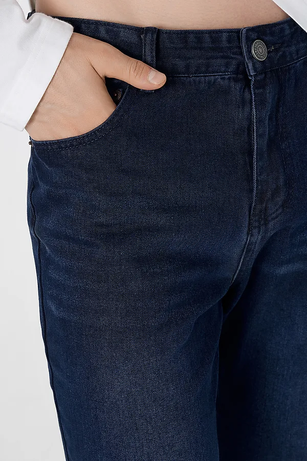 Брюки джинсовые мужские (осенне-зимний ассортимент) MARK FORMELLE, темно -синий - фото 2