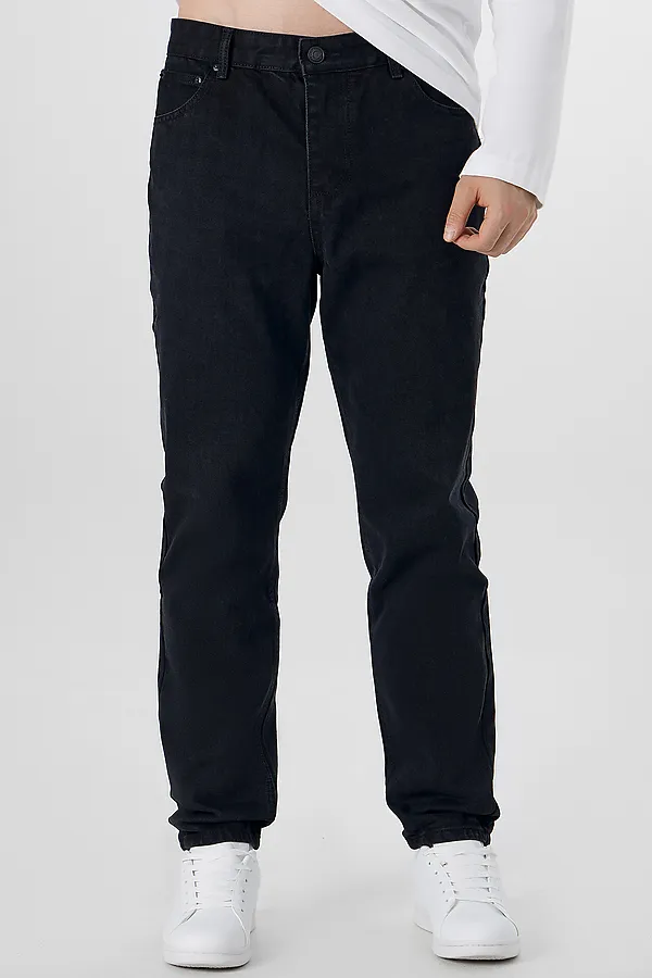 Брюки джинсовые мужские  (осенне-зимний ассортимент) MARK FORMELLE, черный - фото 2
