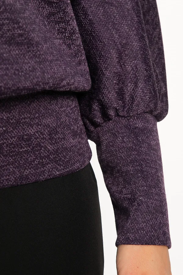 Блуза Гостья из будущего НЬЮ LADY TAIGA, сливовая - фото 2