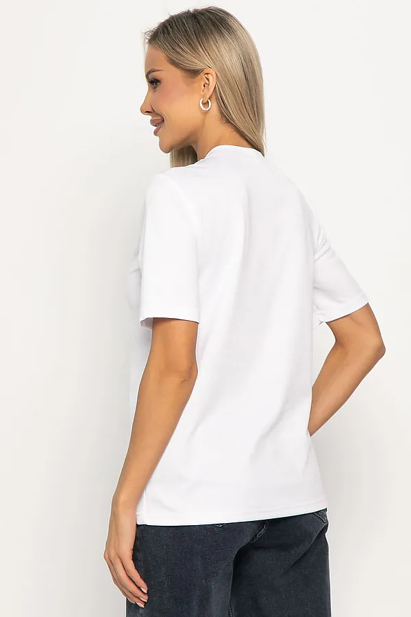 Футболка базовая LADY TAIGA, белая - фото 2