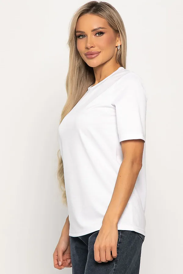 Футболка базовая LADY TAIGA, белая - фото 2