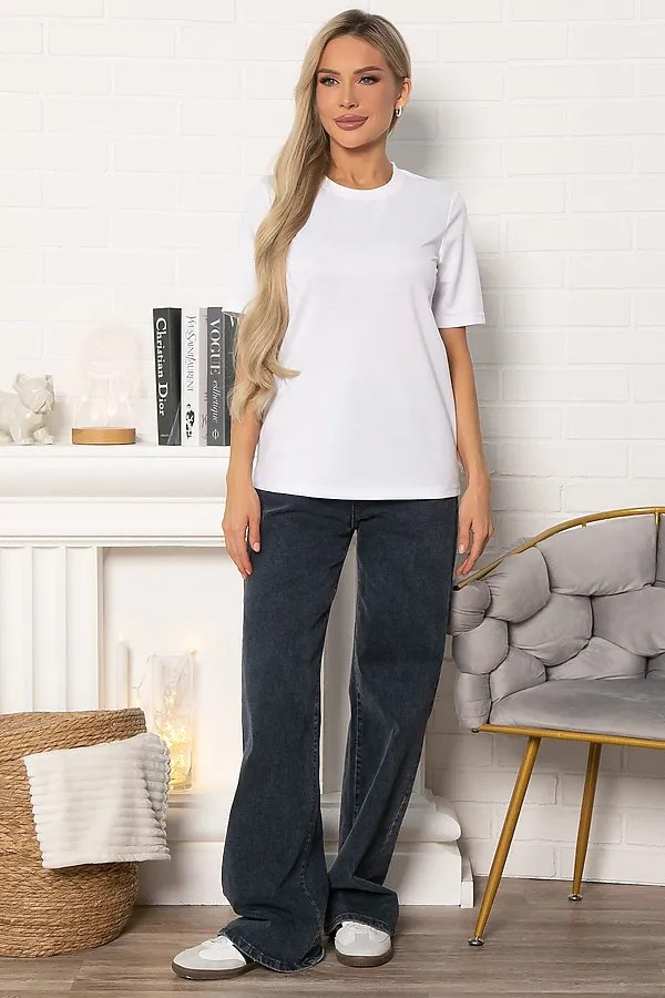 Футболка базовая LADY TAIGA, белая - фото 2