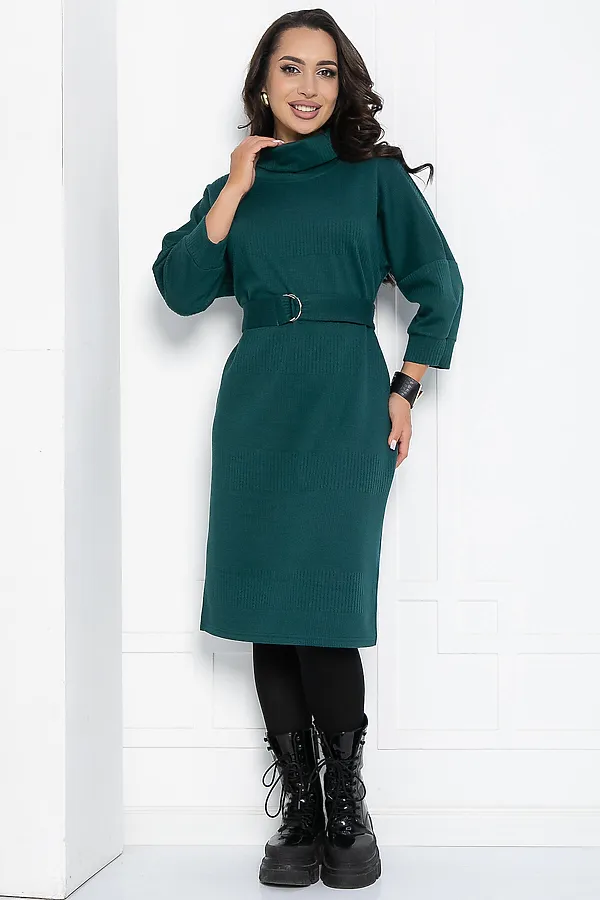 Платье Никс LADY TAIGA, изумрудное - фото 2