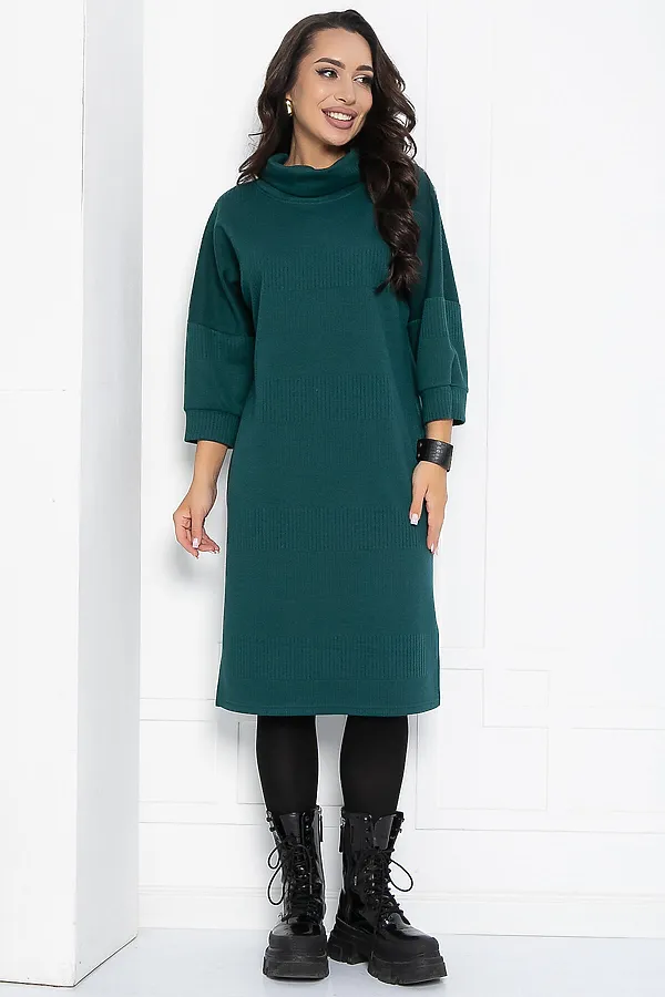 Платье Никс LADY TAIGA, изумрудное - фото 2