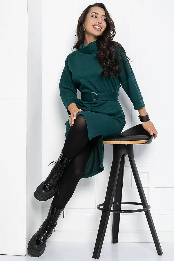 Платье Никс LADY TAIGA, изумрудное - фото 2