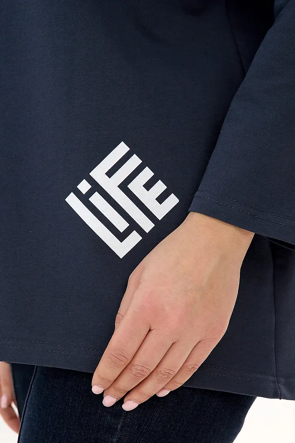 Лонгслив life дл/р НАТАЛИ, графит - фото 2