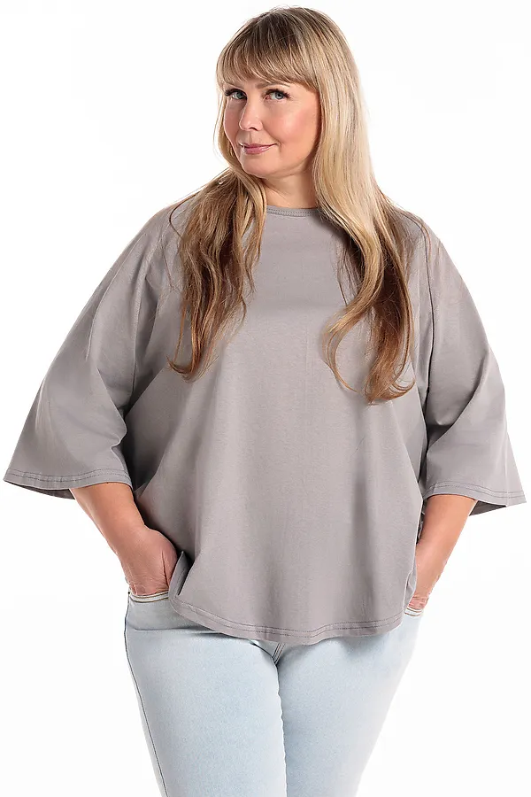 Пончо П1 НАТАЛИ, серый - фото 2