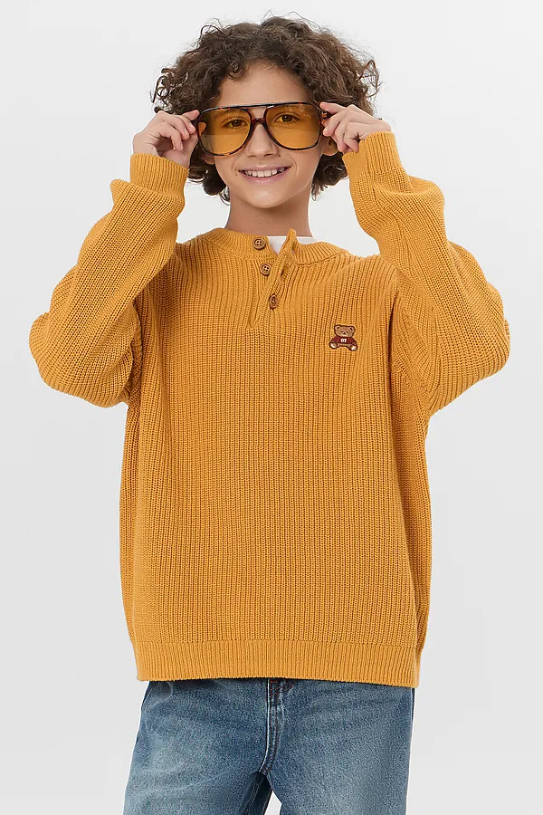 Джемпер для мальчиков MARK FORMELLE, охра - фото 2