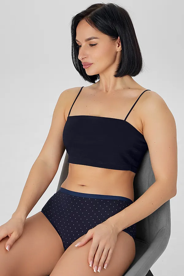 Трусы женские MARK FORMELLE, горошек на т.синем - фото 2