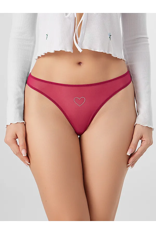 Трусы женские MARK FORMELLE, бордовый - фото 2