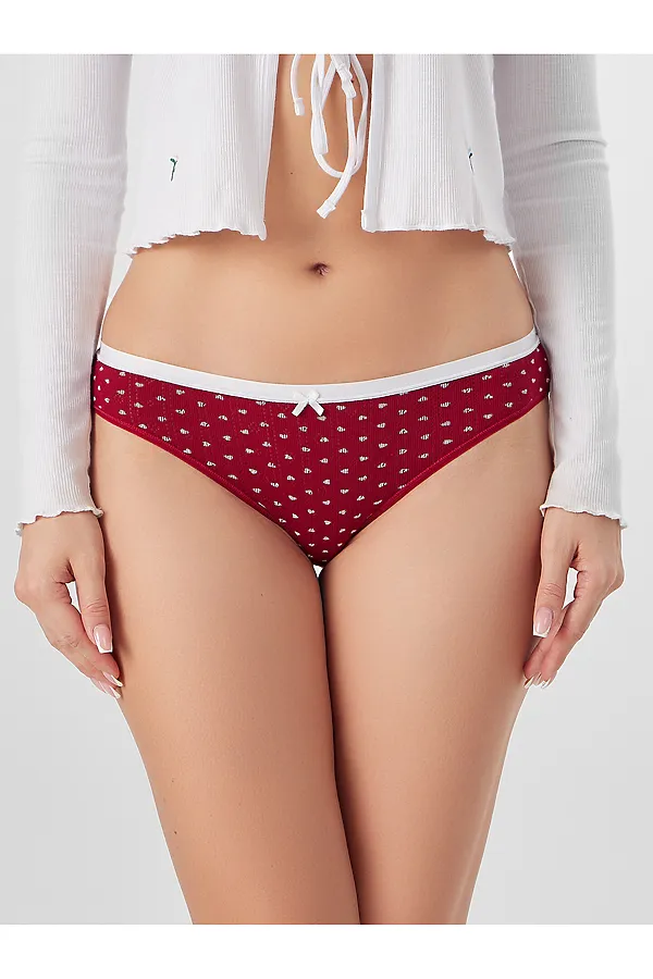 Трусы женские MARK FORMELLE, сердечки на т.красном - фото 2