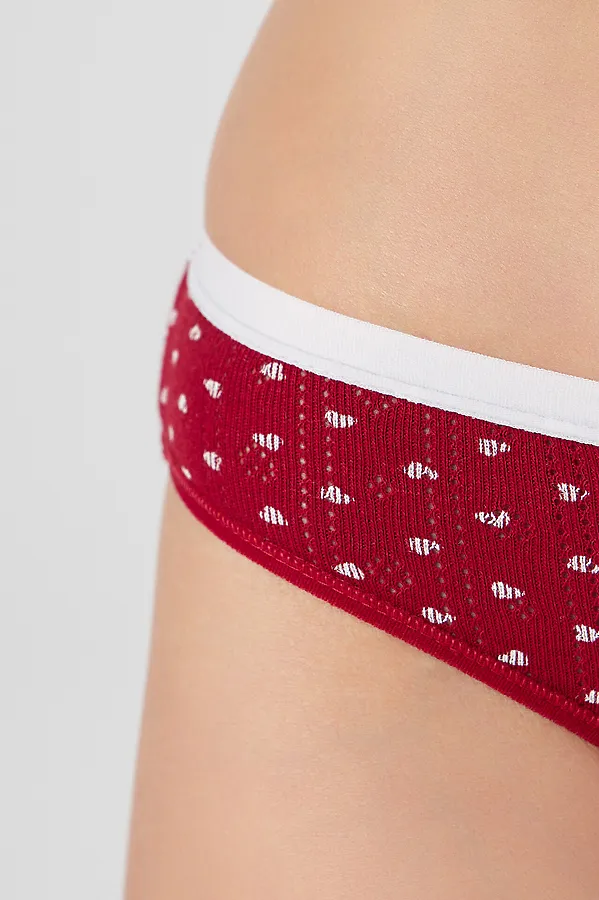 Трусы женские MARK FORMELLE, сердечки на т.красном - фото 2