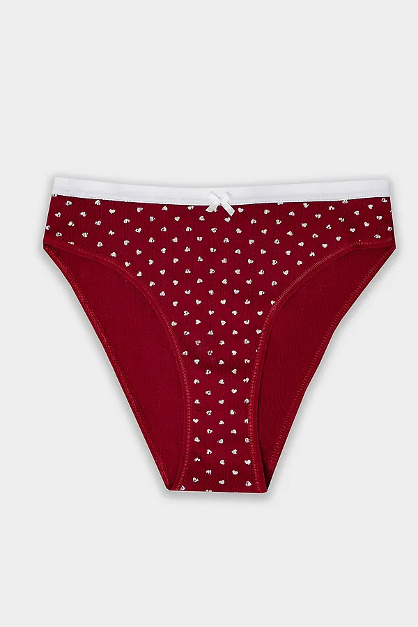 Трусы женские MARK FORMELLE, сердечки на т.красном - фото 2