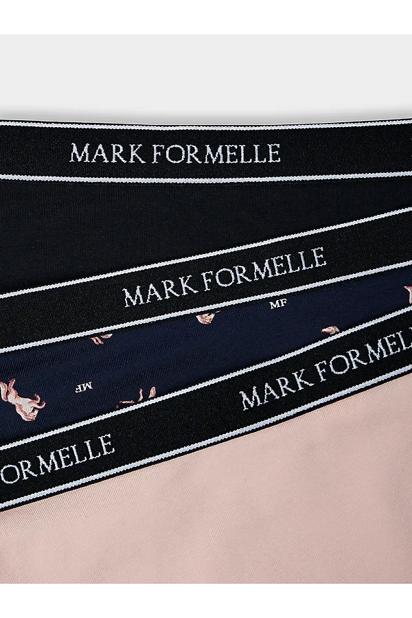 Трусы женские (3шт.) MARK FORMELLE, розовый фарфор - фото 2