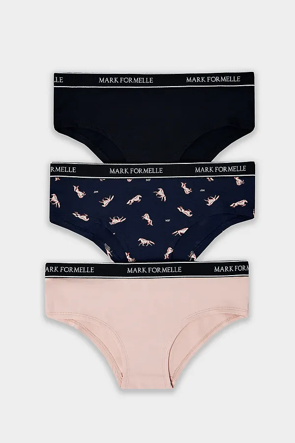 Трусы женские (3шт.) MARK FORMELLE, розовый фарфор - фото 2