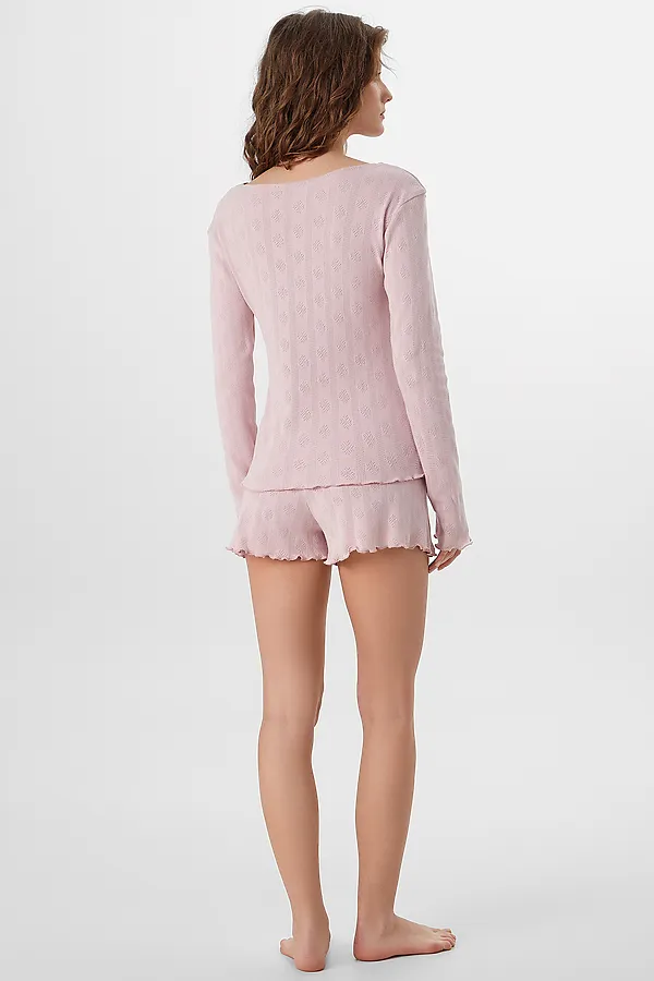 Комплект женский (джемпер, шорты) MARK FORMELLE, пыльно -розовый - фото 2