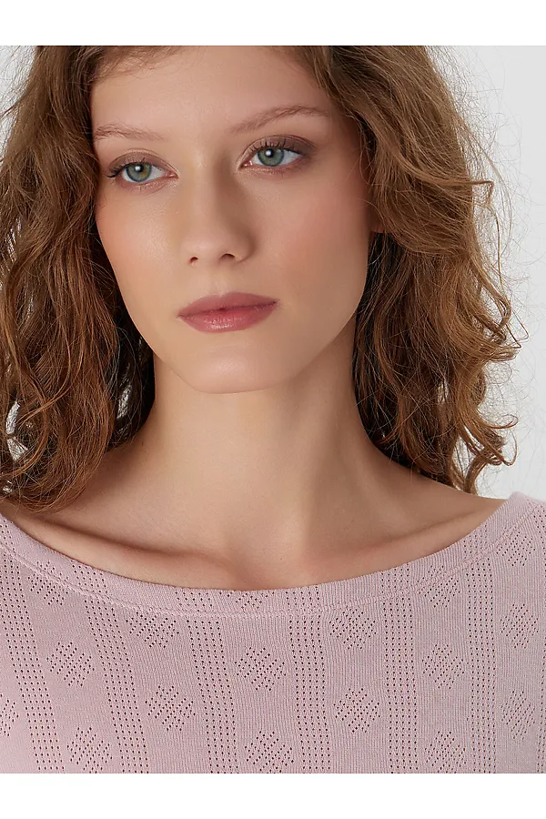 Комплект женский (джемпер, шорты) MARK FORMELLE, пыльно -розовый - фото 2