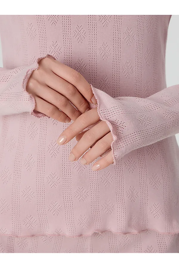 Комплект женский (джемпер, шорты) MARK FORMELLE, пыльно -розовый - фото 2